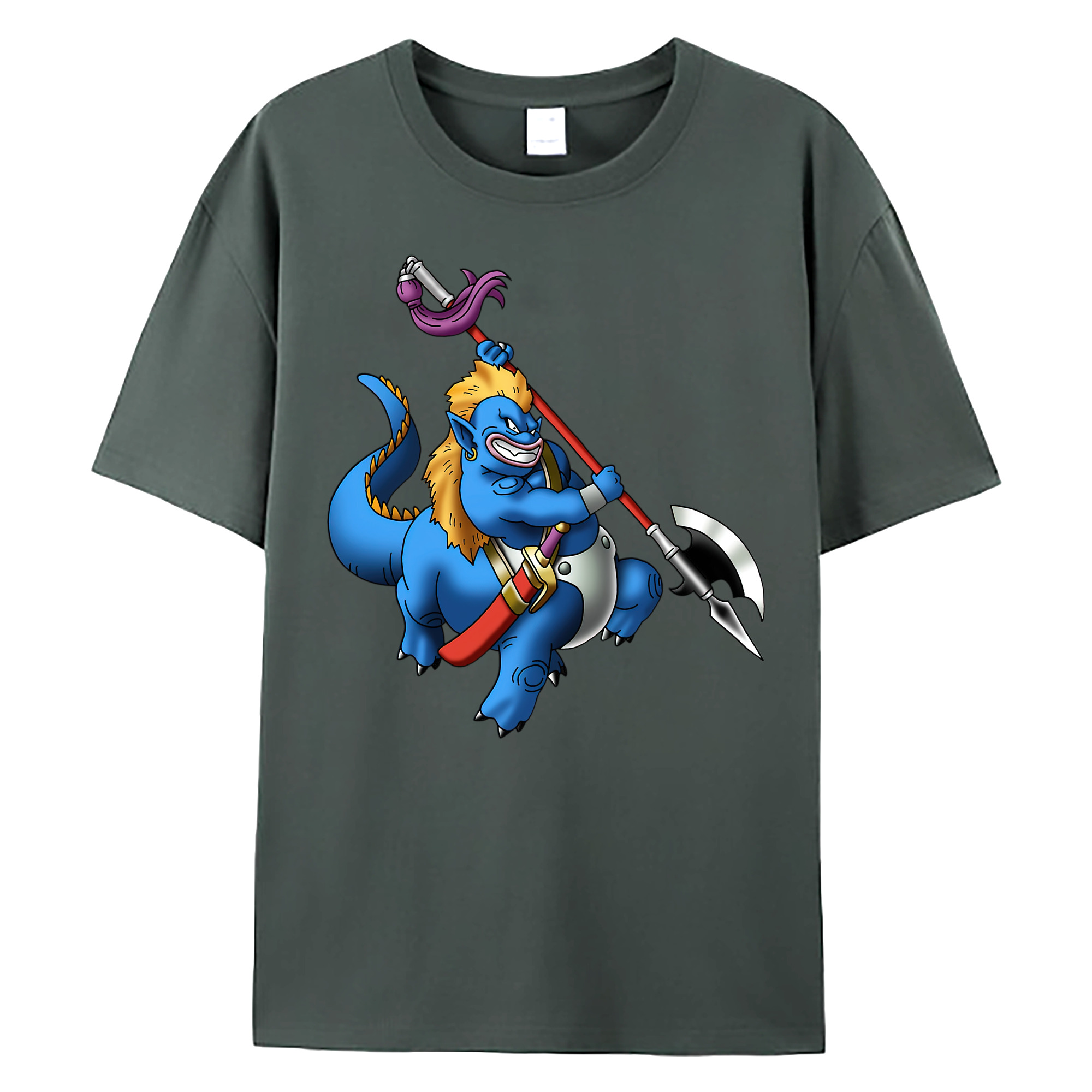 （画像用） ドラゴンクエスト Doragon Kuesuto Dragon Quest 綿100％ メンズ半袖Tシャツ｜肌触りやわらか＆通気性